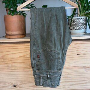 General Company High-Waisted True Vintage Army Green Women's Jean ~ Sz 28/29